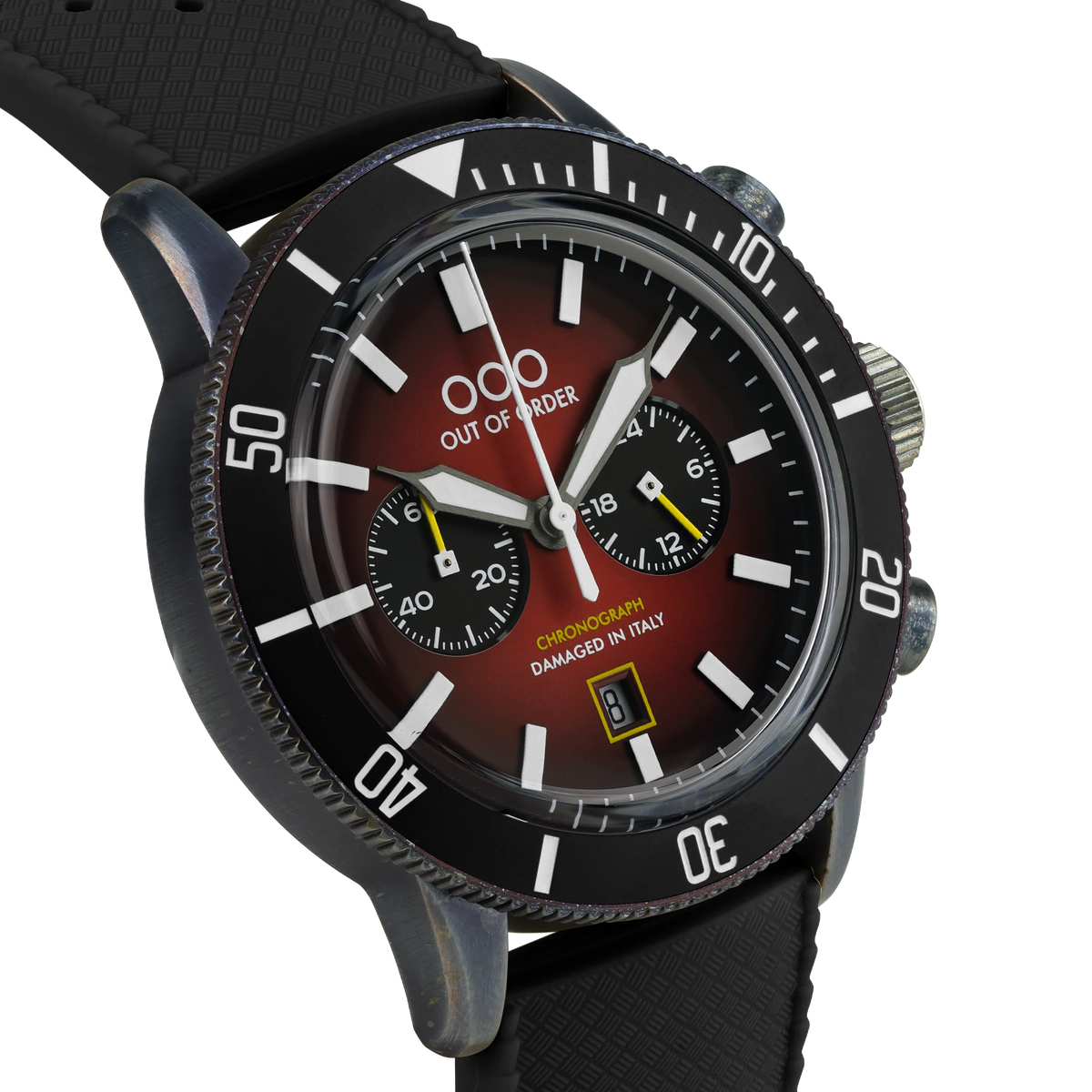 OOO Chronographe Pilote Rouge OOO.001-28.RS