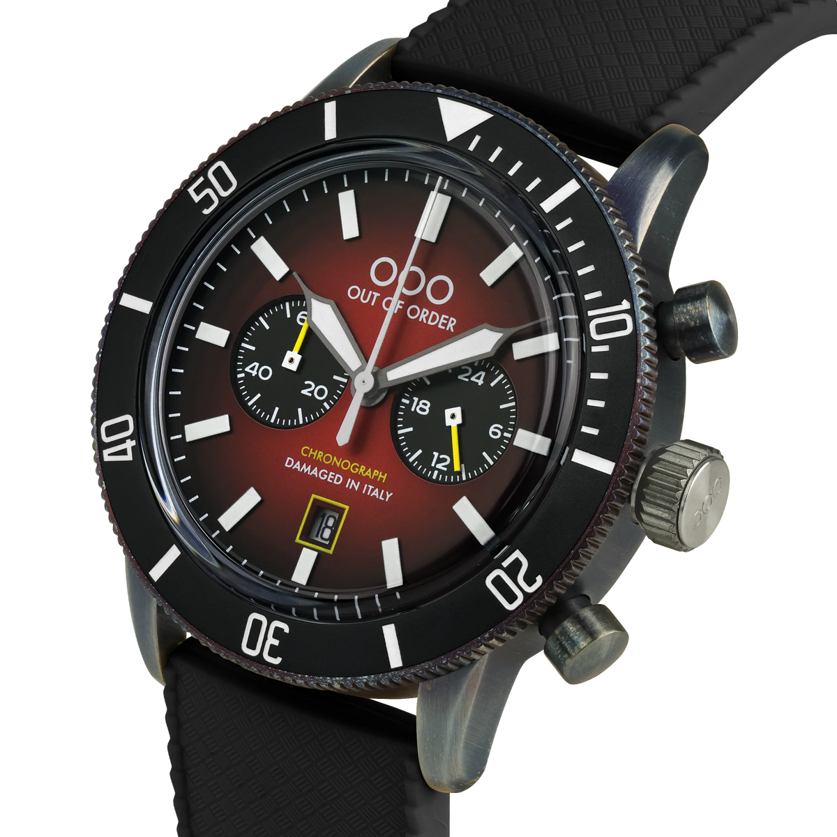 OOO Chronographe Pilote Rouge OOO.001-28.RS