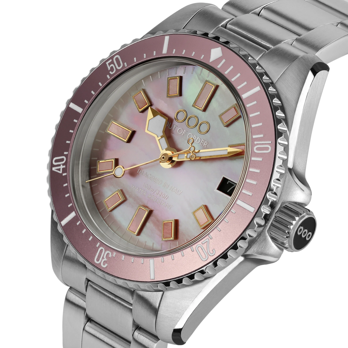 OOO Out Of Order Casanova 38mm Pink Mother Of Pearl OOO.001-38.RO 