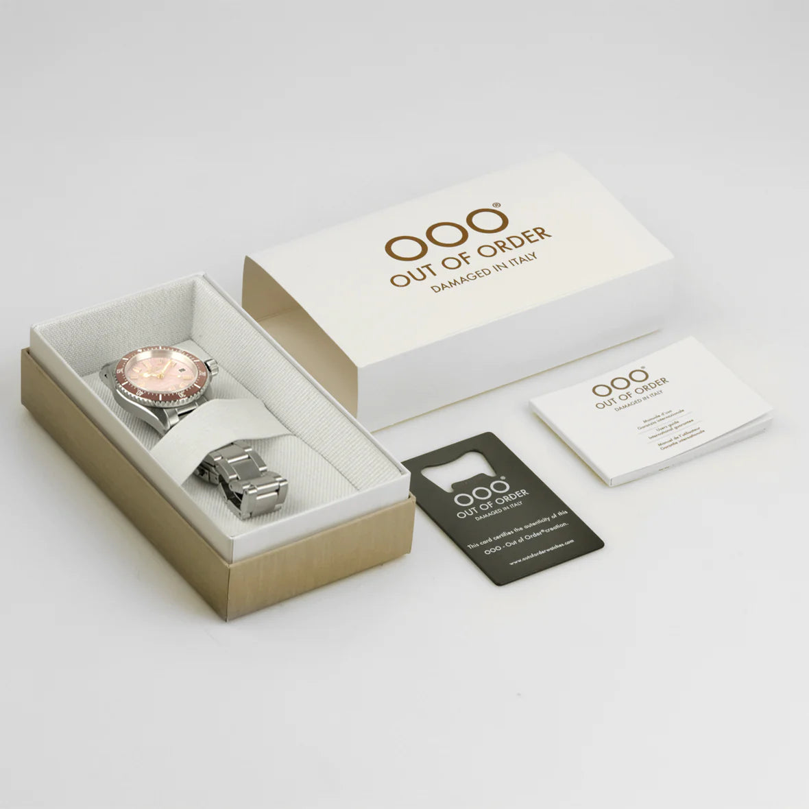 OOO Out Of Order Casanova 38mm Pink Mother Of Pearl OOO.001-38.RO 