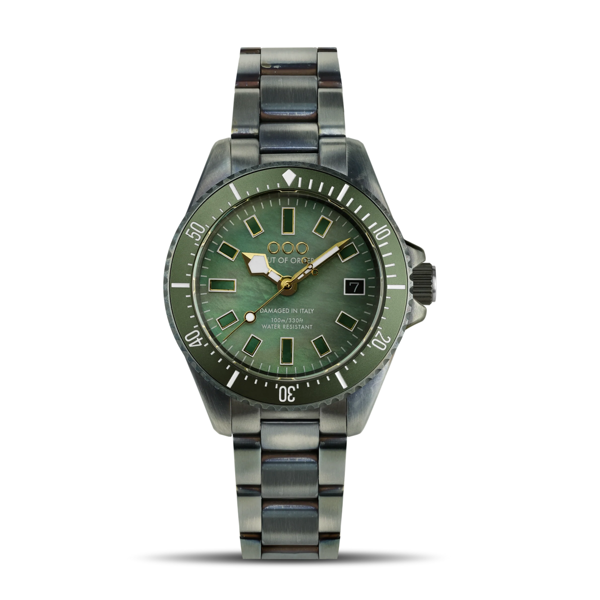 OOO Out Of Order Casanova 38mm Green Mother Of Pearl OOO.001-38.VE 