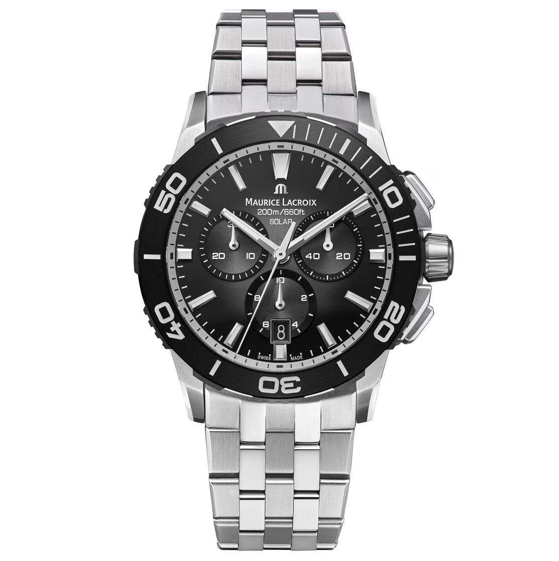 Maurice Lacroix Pontos Chrono Solar 42mm PT1038-SSL22-330-1
