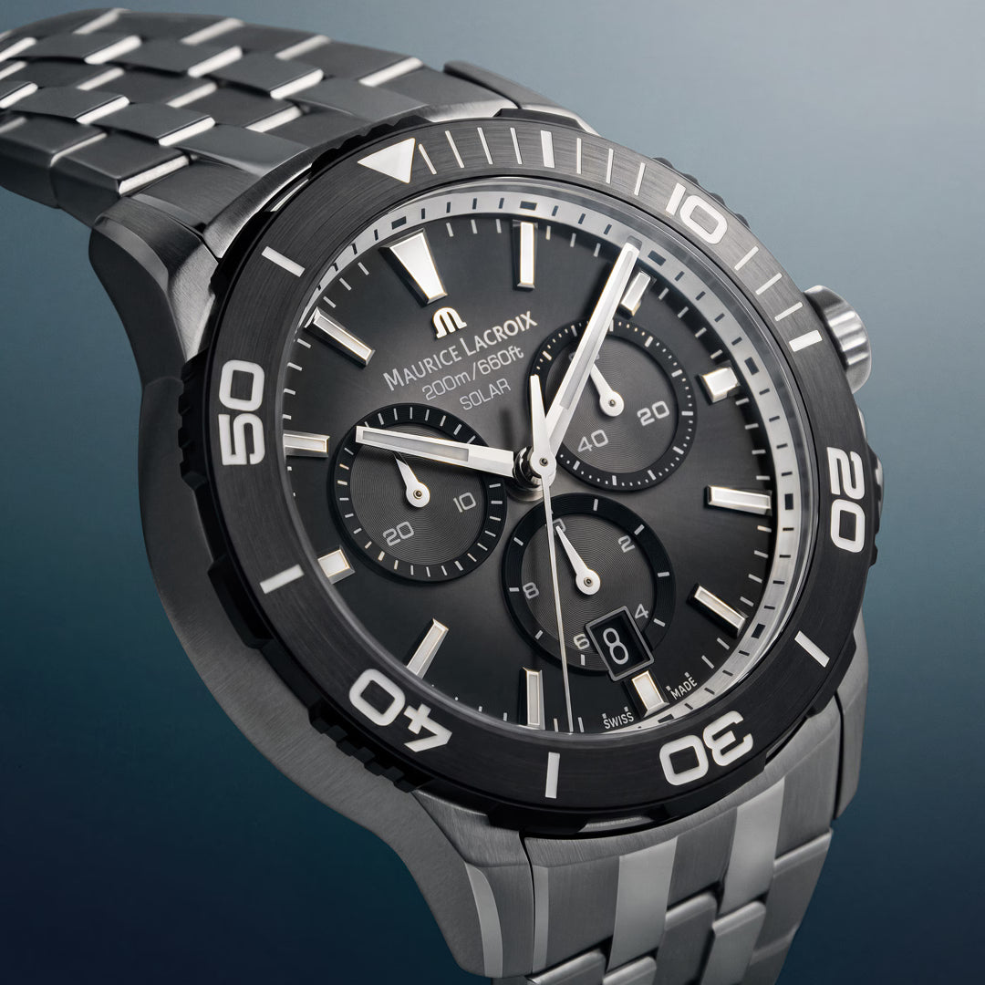 Maurice Lacroix Pontos Chrono Solar 42mm PT1038-SSL22-330-1