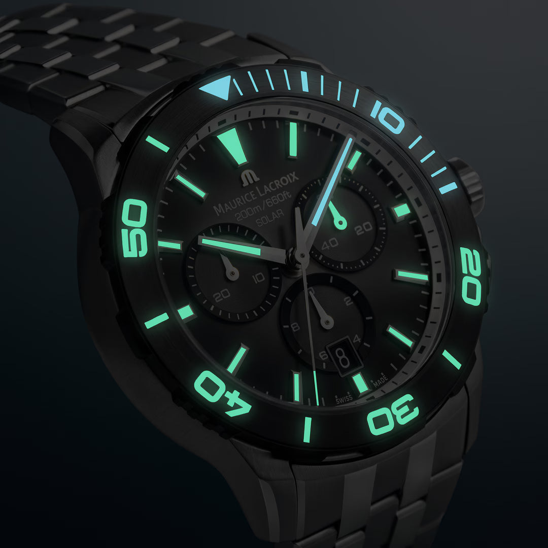 Maurice Lacroix Pontos Chrono Solar 42mm PT1038-SSL22-330-1