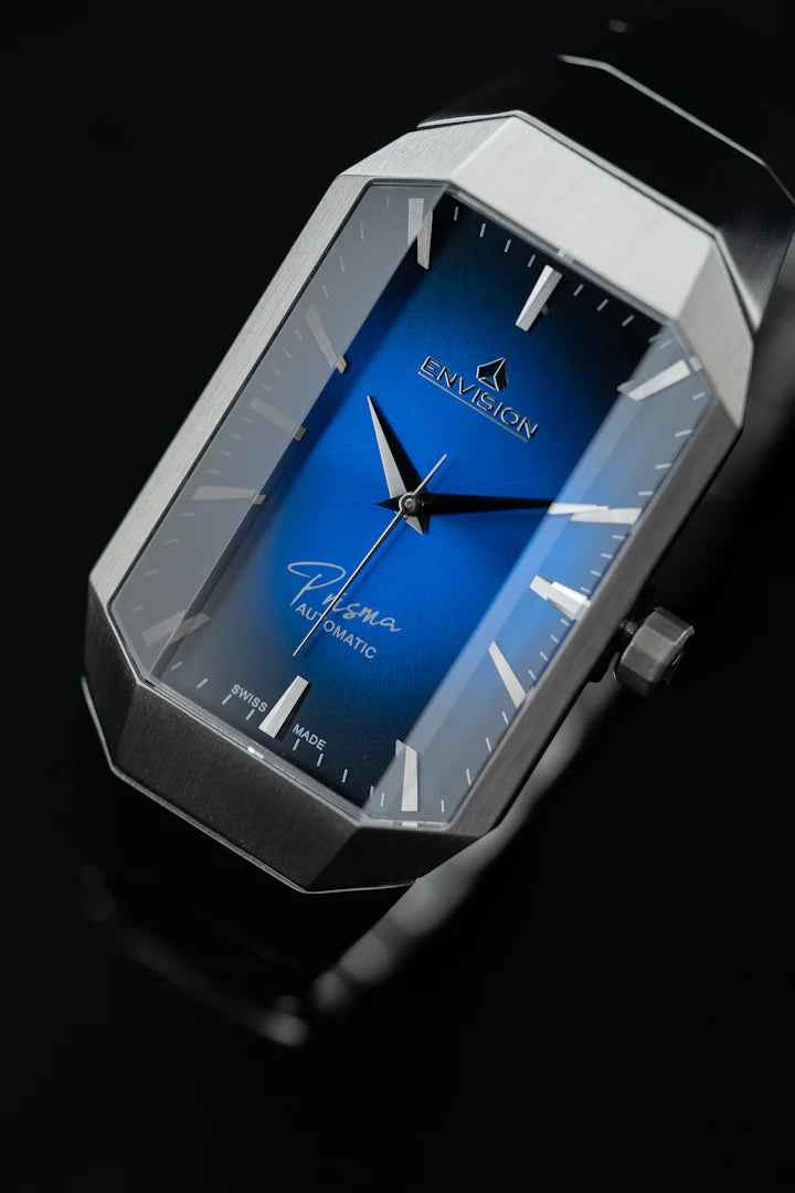 Montre automatique Prisma saphir bleu | Montres Envision