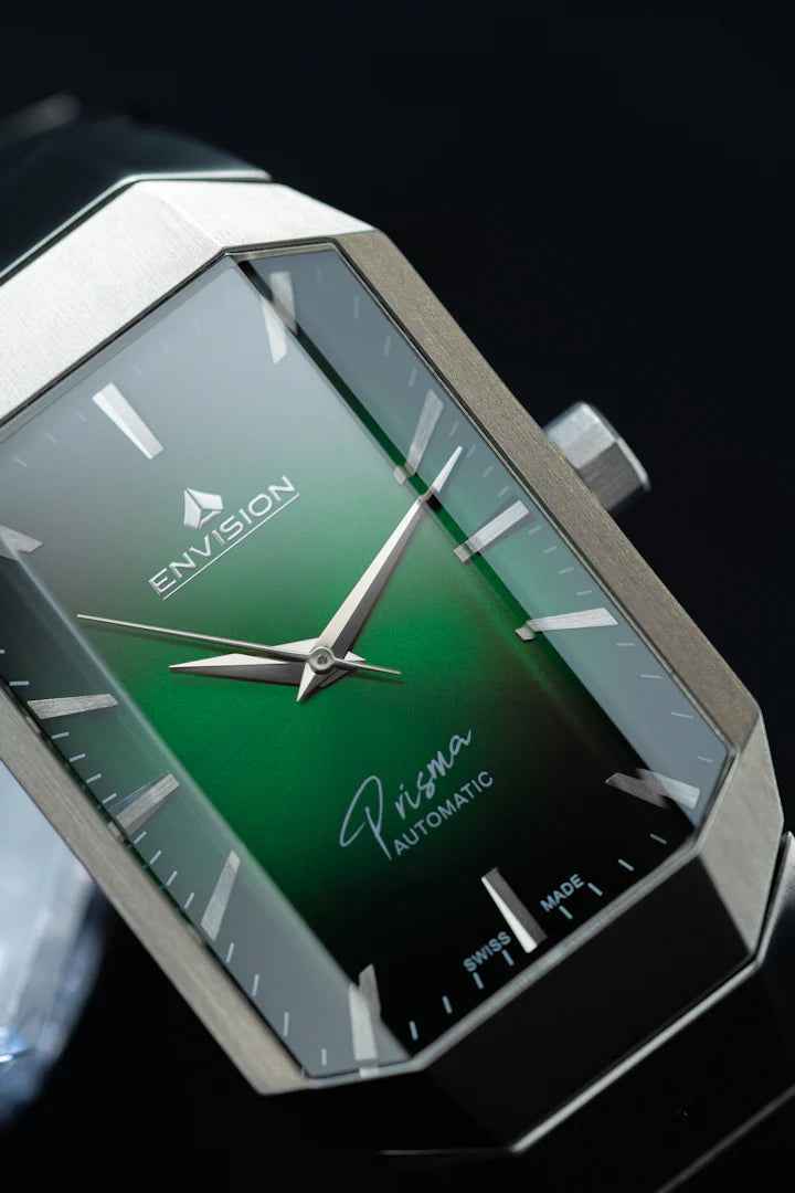 Montre automatique Prisma vert émeraude | Montres Envision