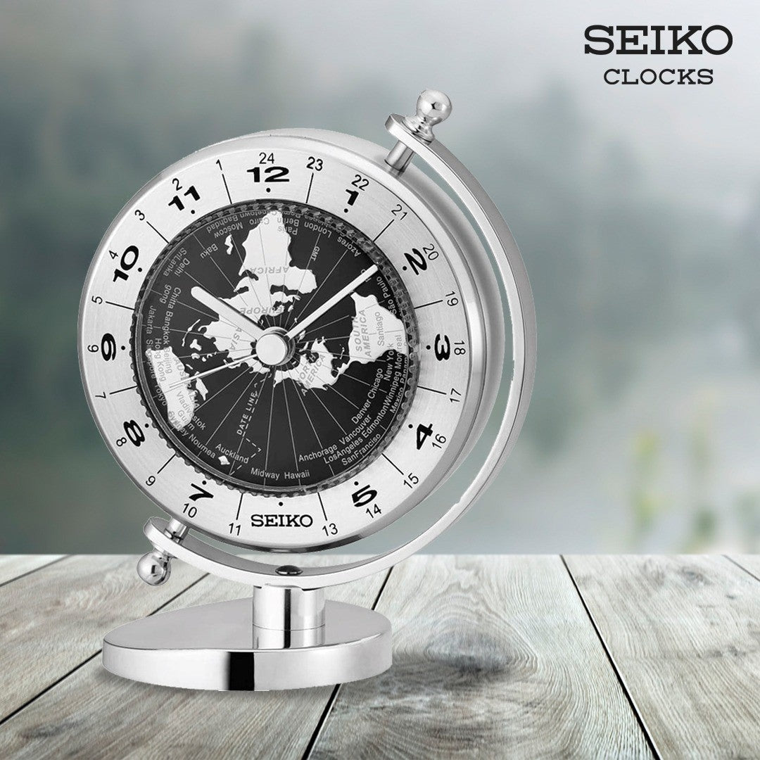 Seiko Clocks Discoverer Wecker QHG106S Tischuhr 