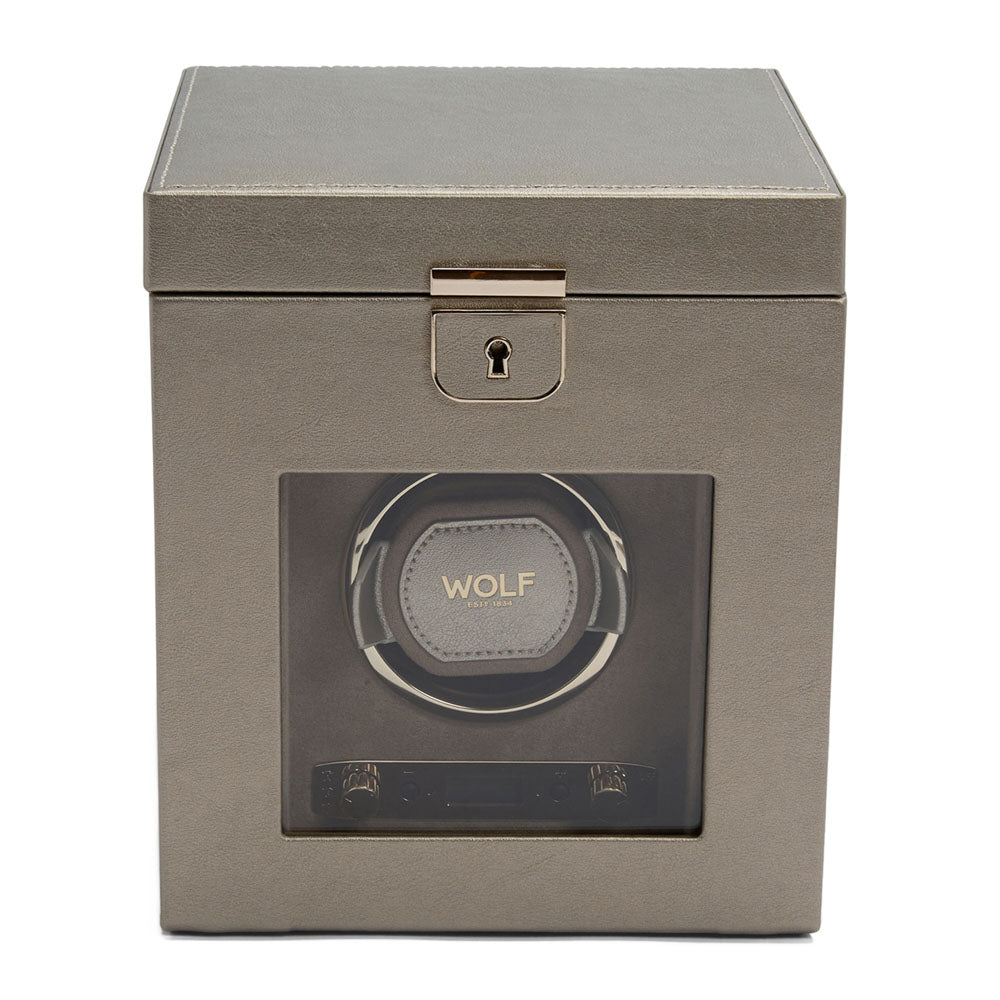Palermo Single Watch Winder with Jewelry Storage
