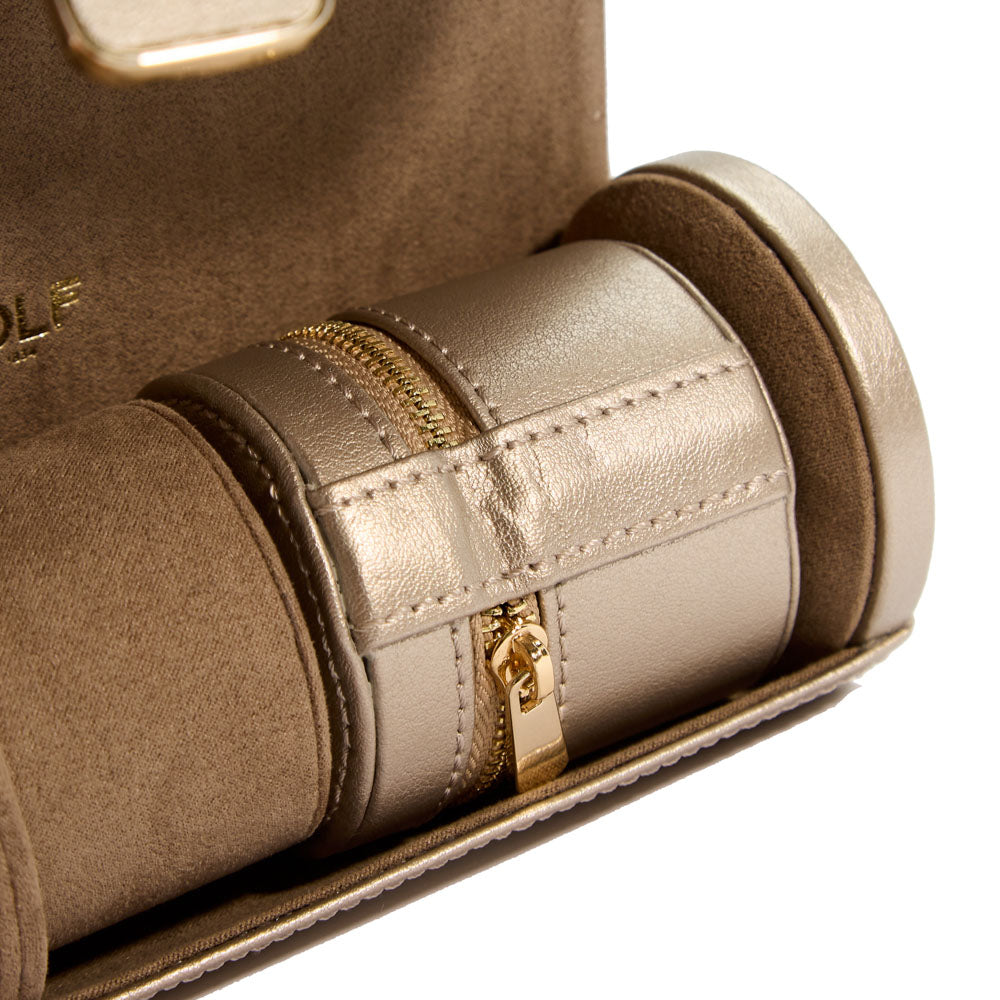 Palermo Double Watch Roll with Jewelry Pouch