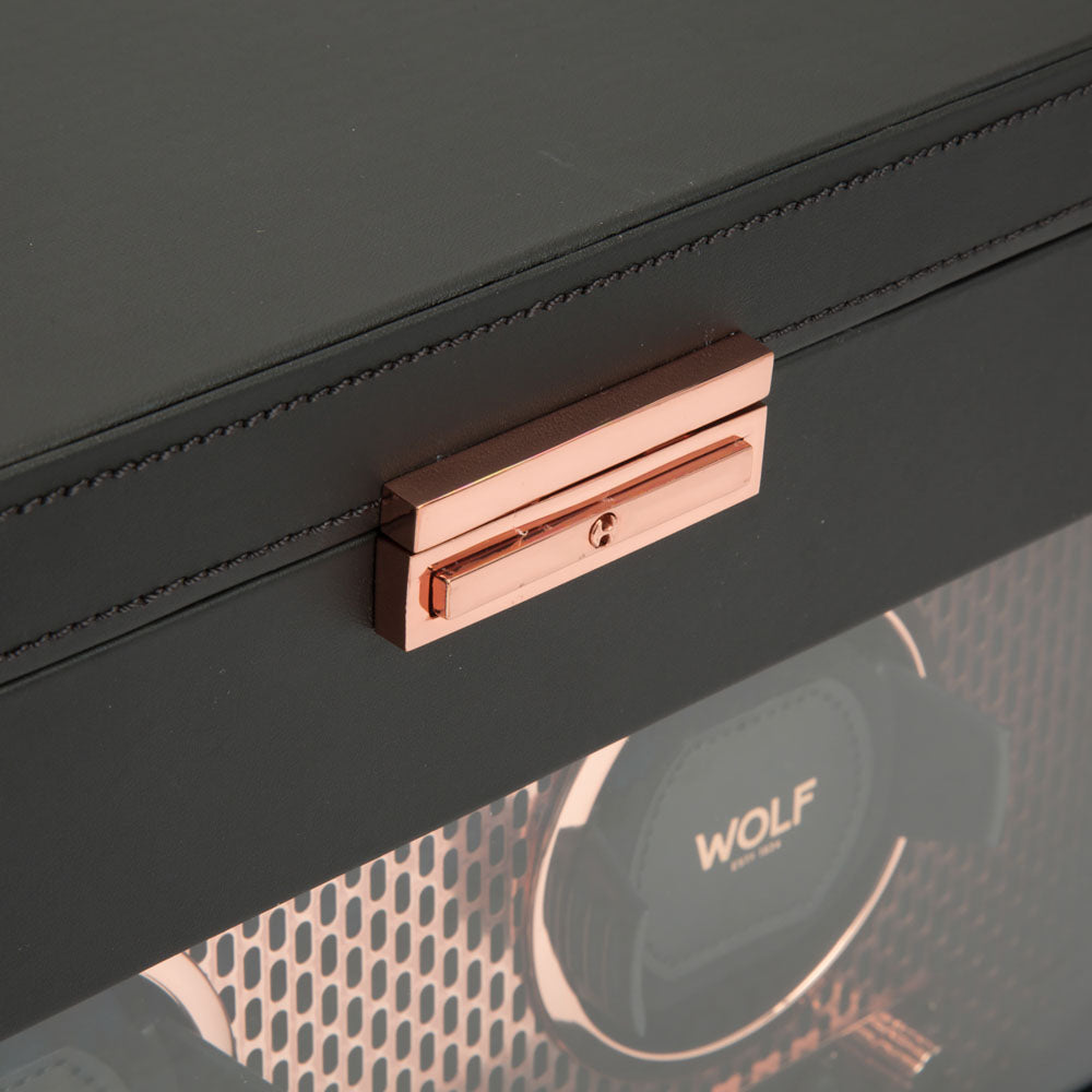 Axis Double Watch Winder With Storage