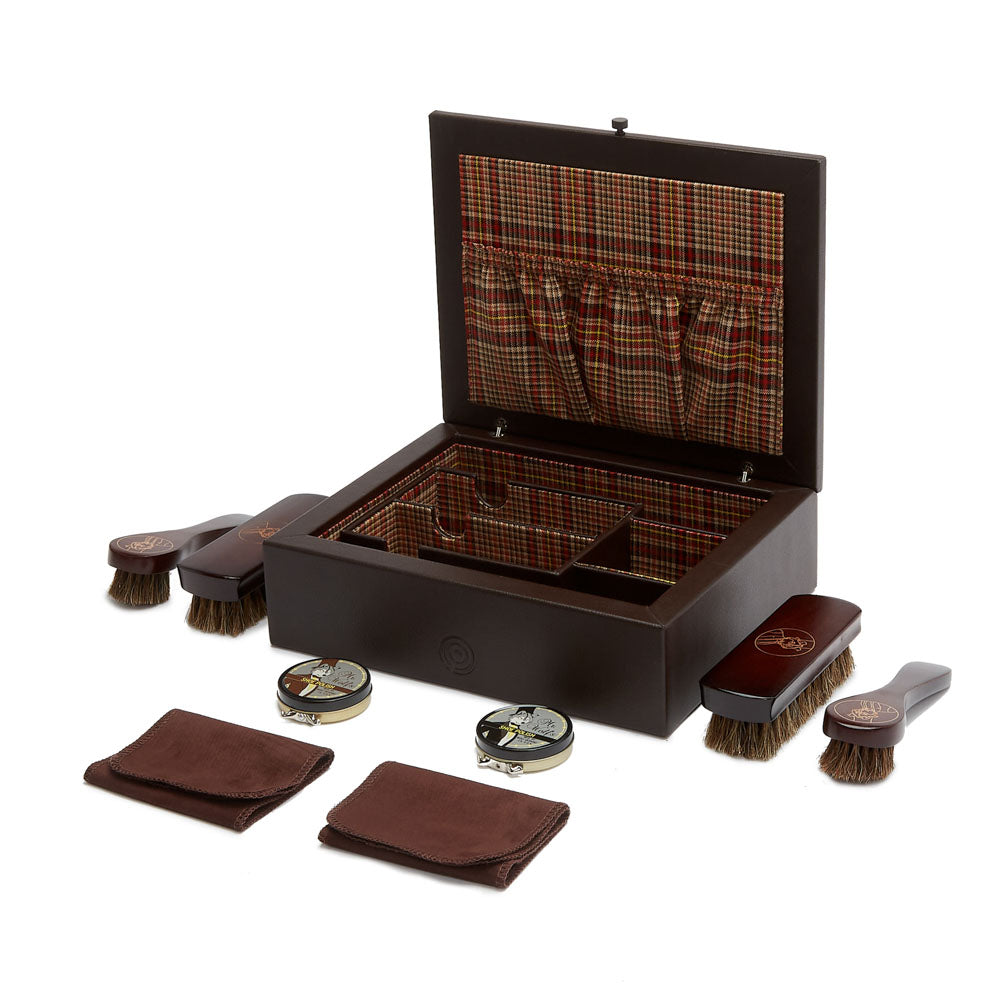 WOLF x WM Brown Brown Shoe Shine Case