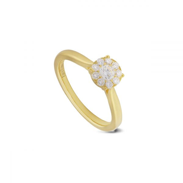 Anello Piero Milano oro 750 e Diamanti R6240AB1/G