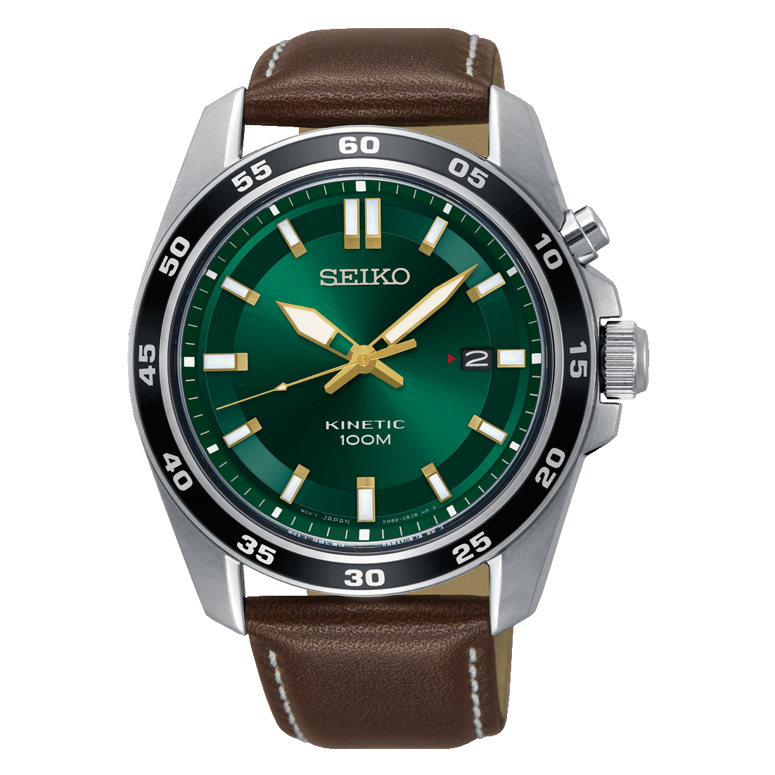 Seiko Deportivo Cinético Verde SKA791P1