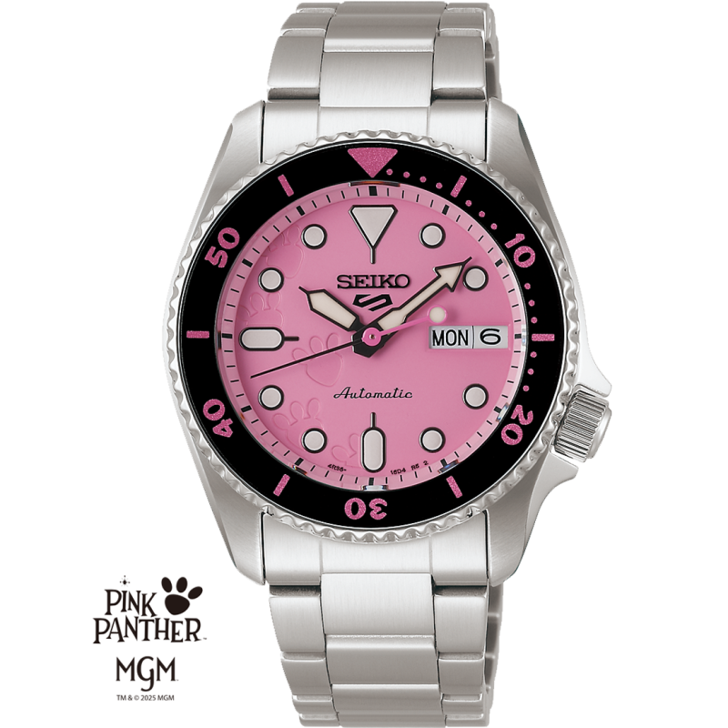 Seiko 5 Sports Pink Panther Limited Edition SRPM07K1