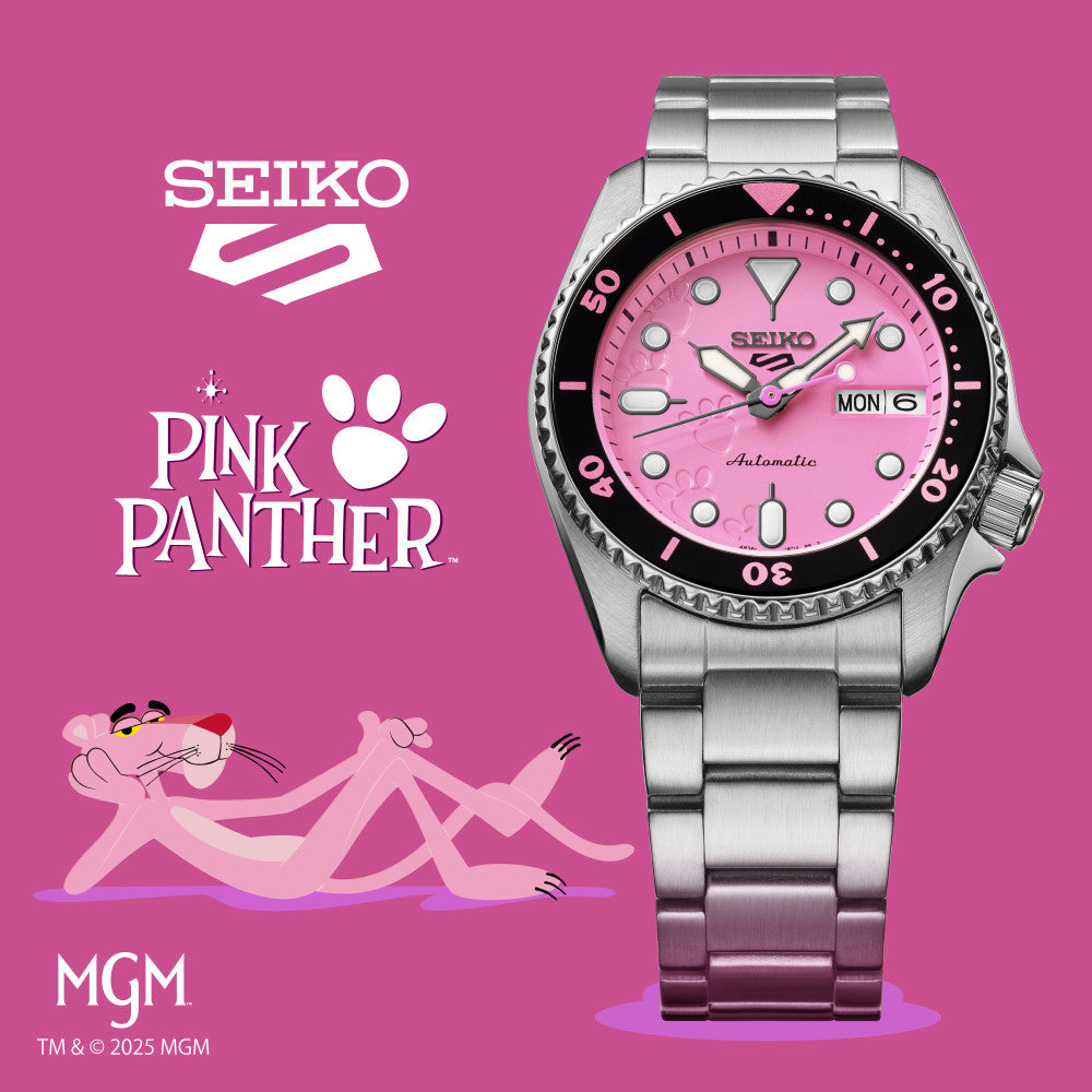 Seiko 5 Sports Pink Panther Limited Edition SRPM07K1