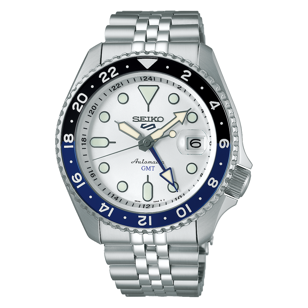 Seiko 5 Sport GMT Automatico Bianco SSK033K1