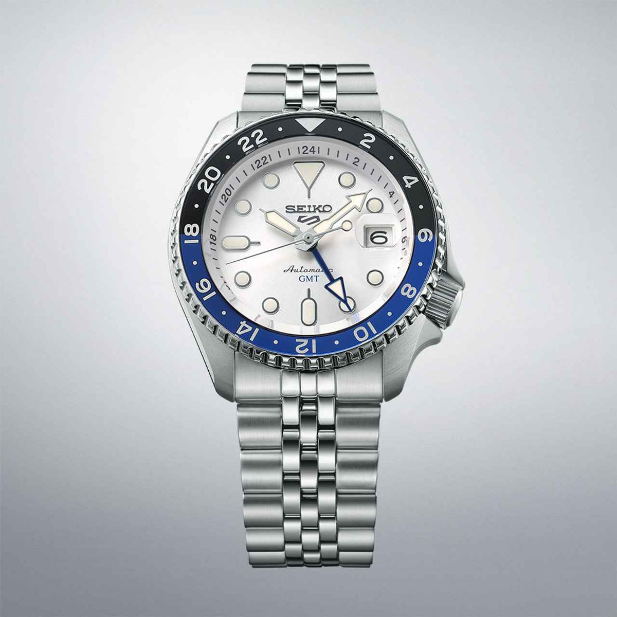 Seiko 5 Sport GMT Automatique Blanc SSK033K1