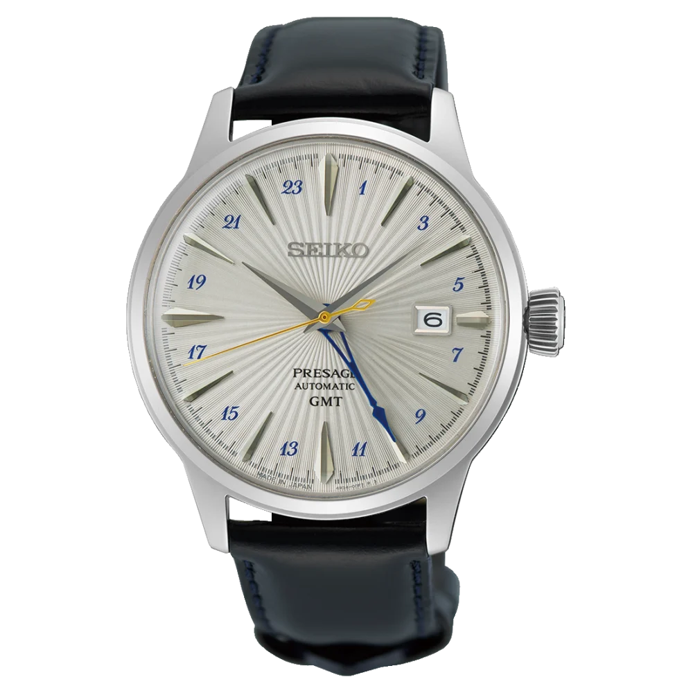 Seiko Presage Cocktail GMT „Silver Bullet“ SSK049J1
