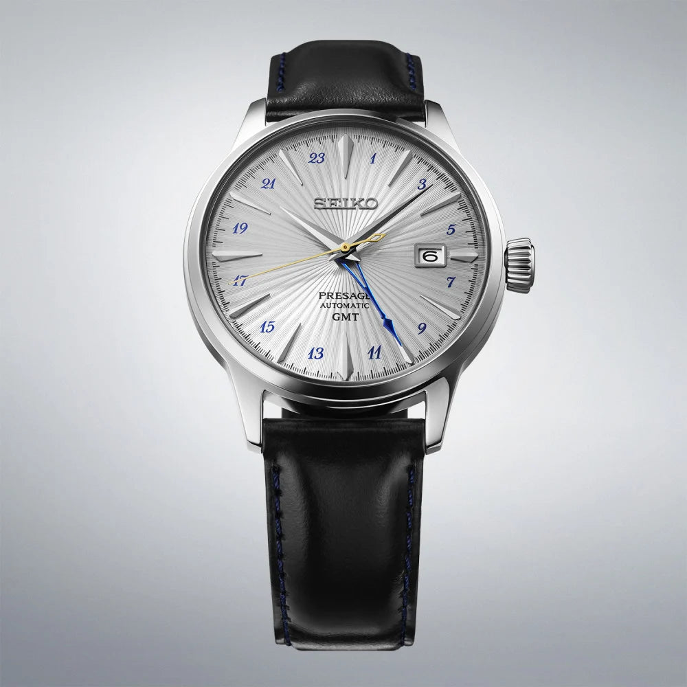Seiko Presage Cocktail GMT „Silver Bullet“ SSK049J1