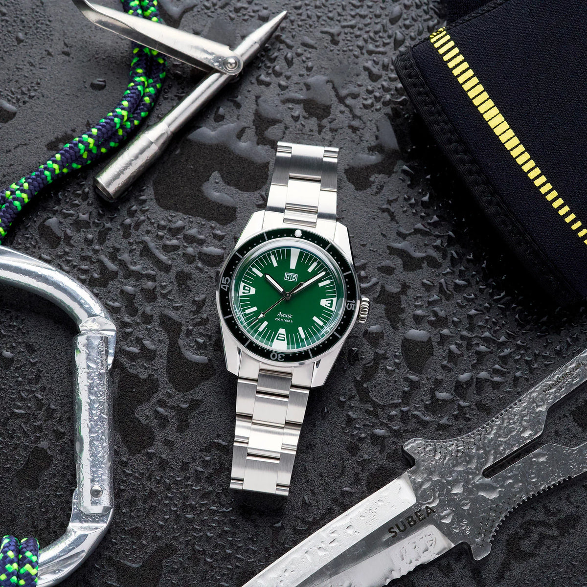 HTD Watches Aquatìc SpaceBoy Bottle Green