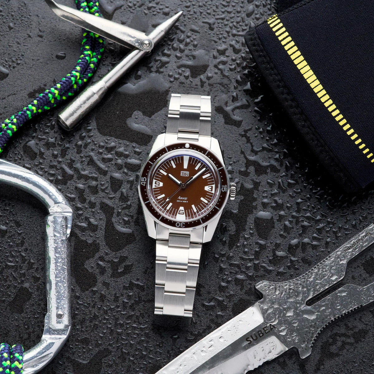HTD Watches Aquatìc SpaceBoy Espresso Brown