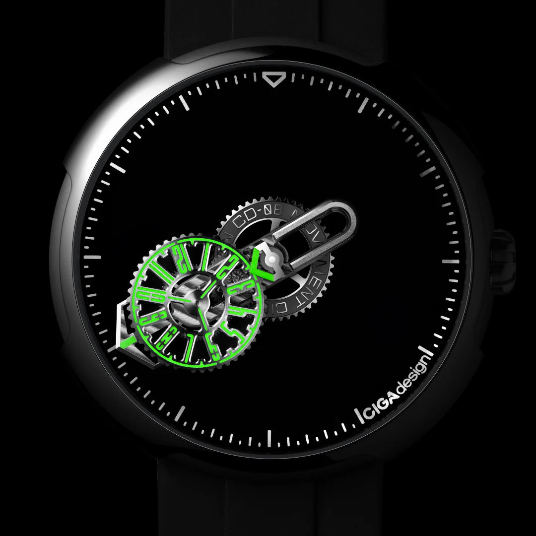 CIGA design Time Cipher Carbon 45mm T021-SIGR-6B