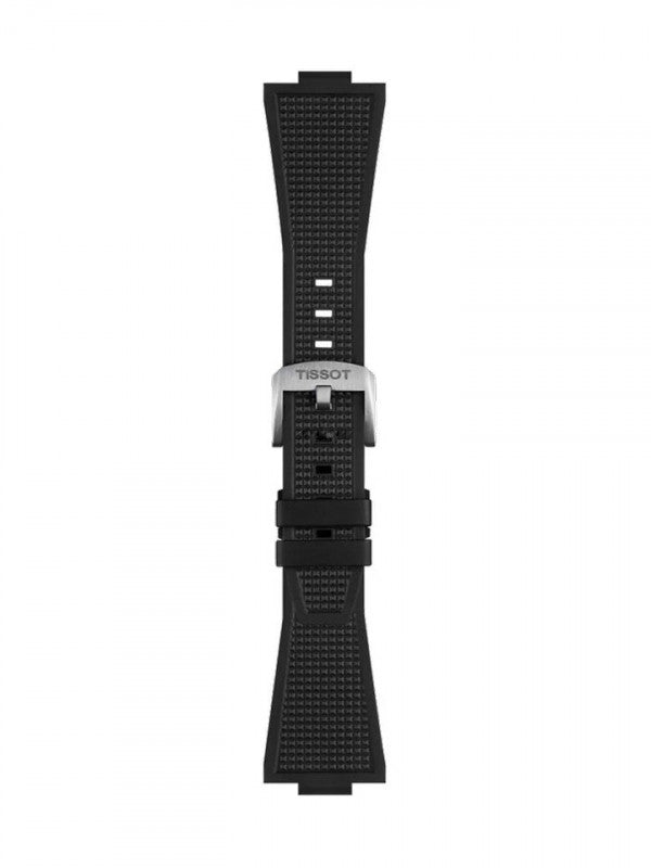 Original Tissot PRX SILICONE Black strap T603048462