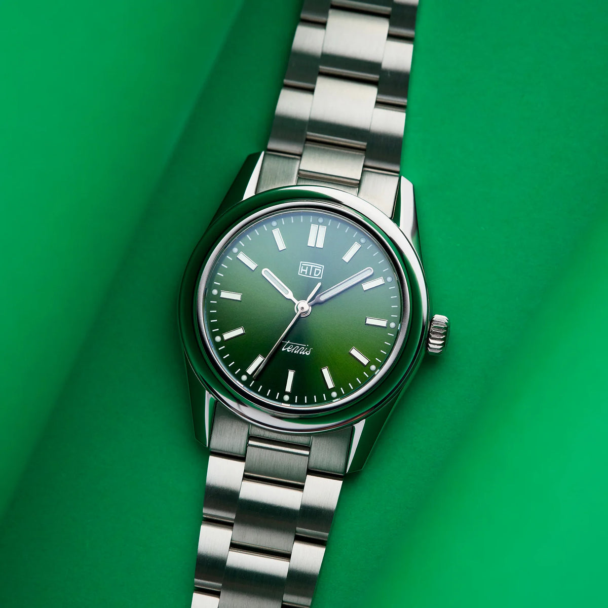 HTD Watches Tennis Chic Forest Green