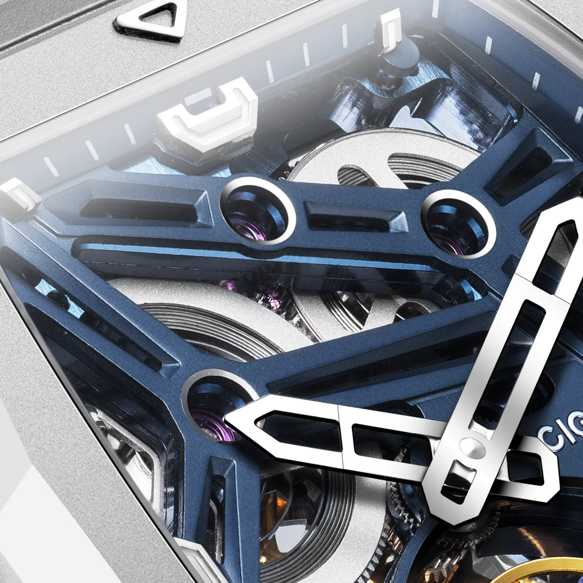 CIGA design Advanced Skeleton Complication Watch Hunter · Tourbillon Blue