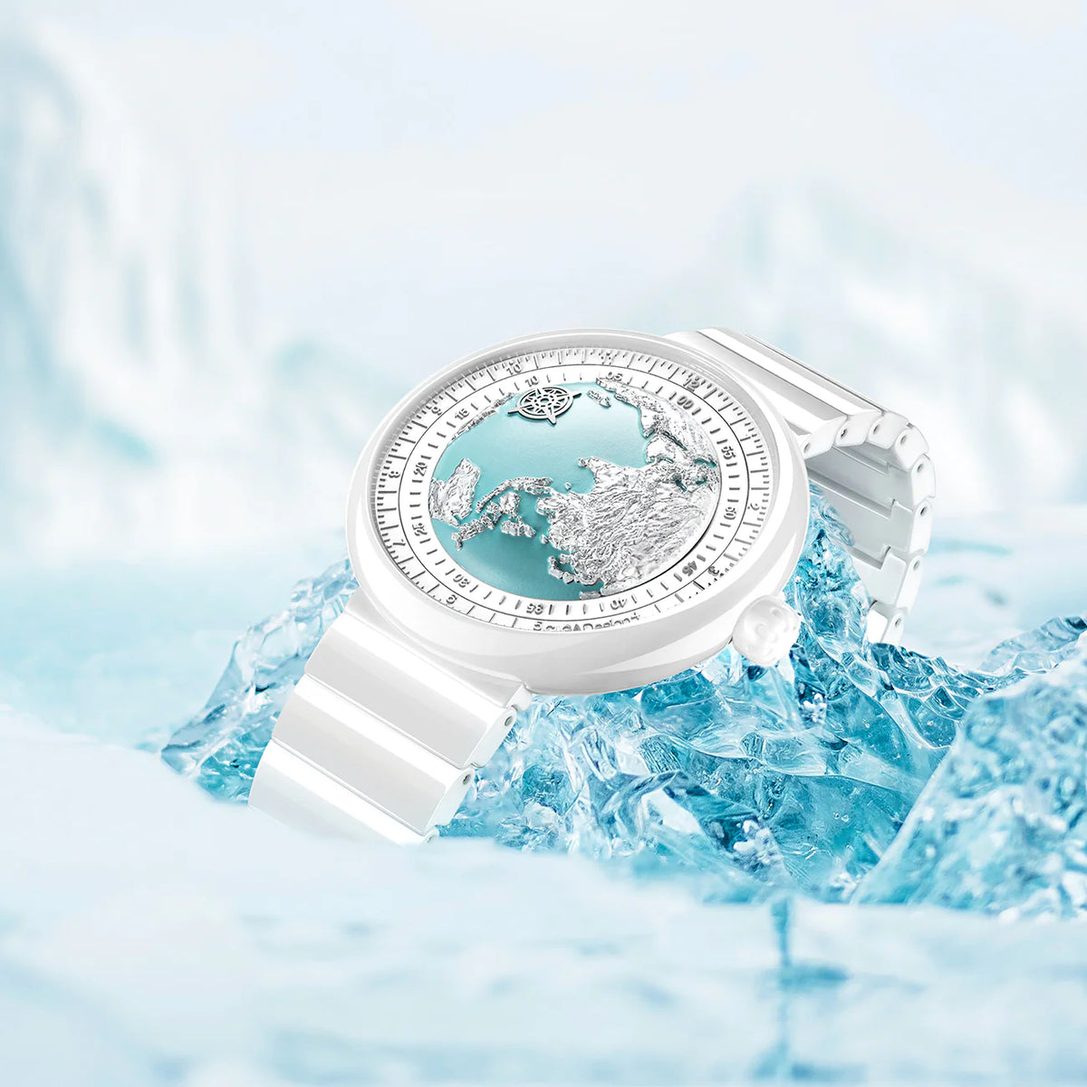 CIGA design Blue Planet I Ice Age 43mm U032-WU01-W5W7W