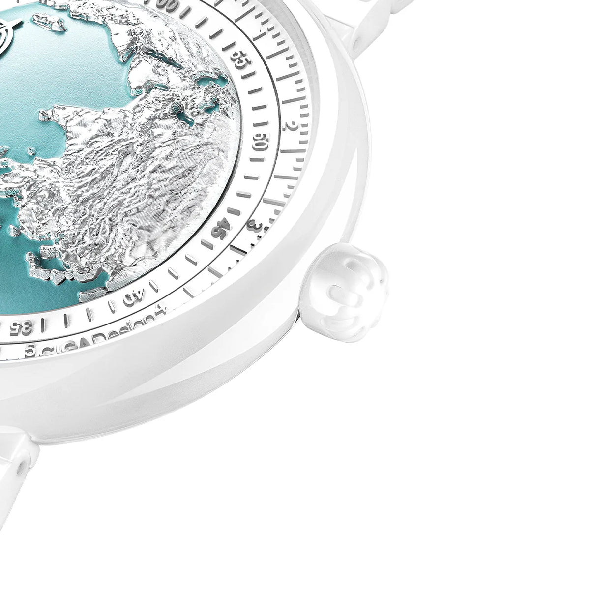 CIGA design Blue Planet I Ice Age 43mm U032-WU01-W5W7W