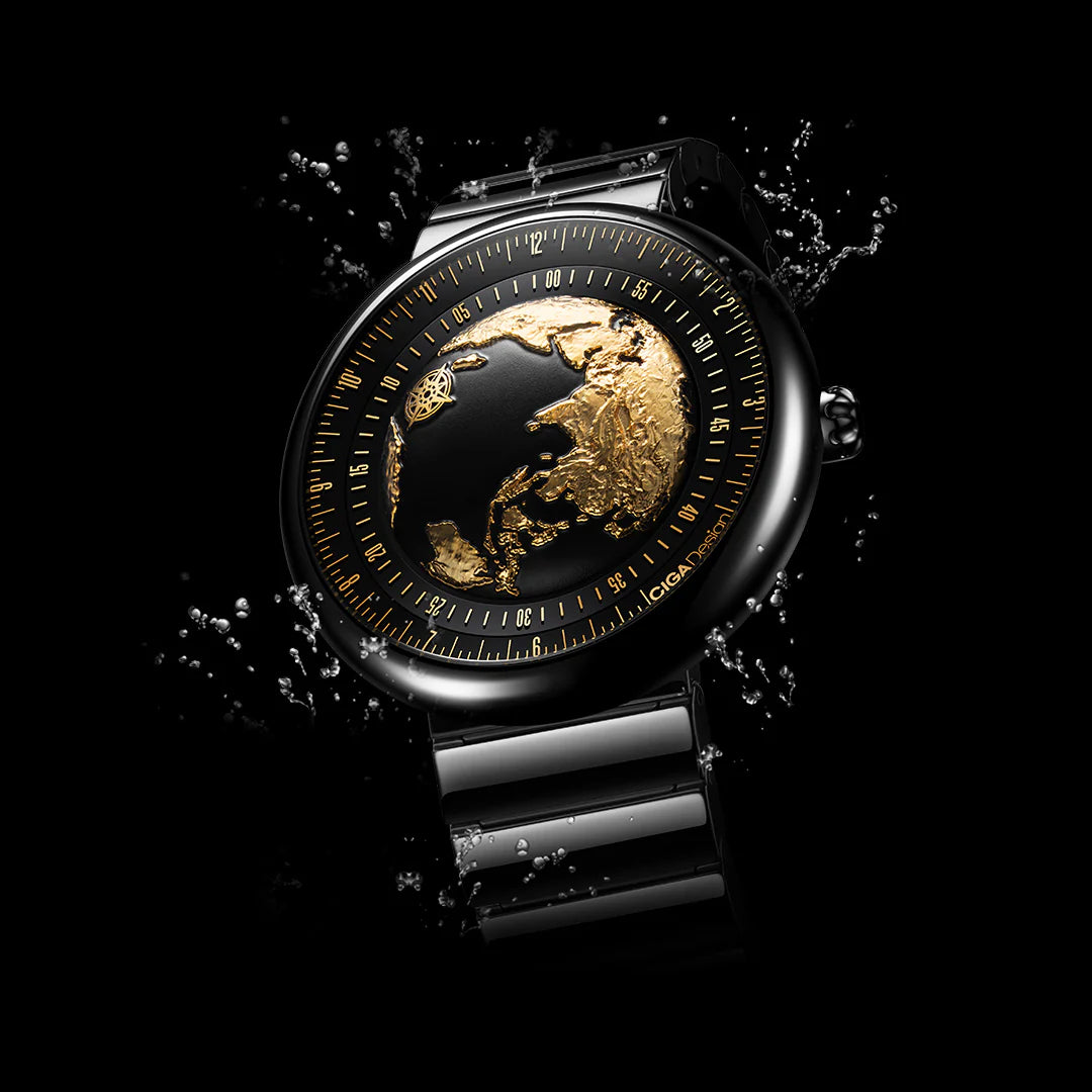 CIGA design Blue Planet ll Gilded Age-46mm U033-BG01-6B7B