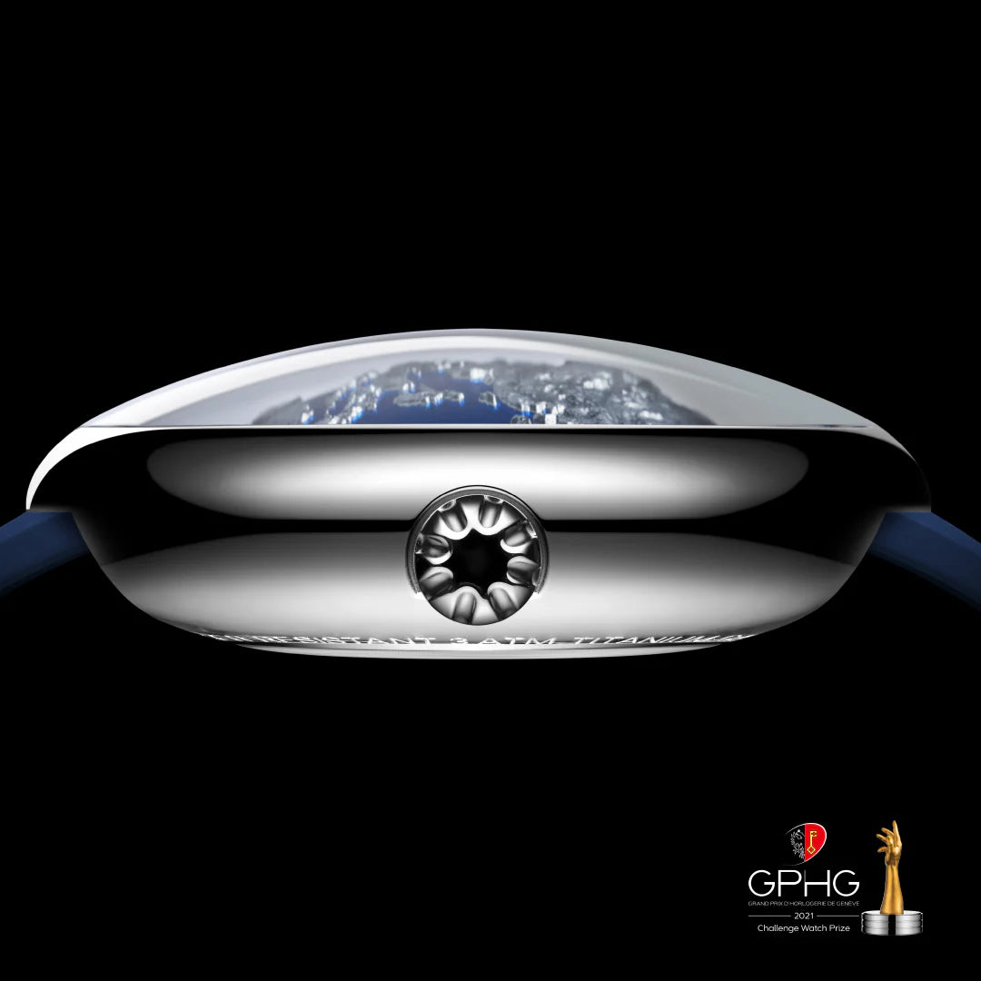 CIGA design Blue Planet II 43mm Titanium U038-TU01-6U