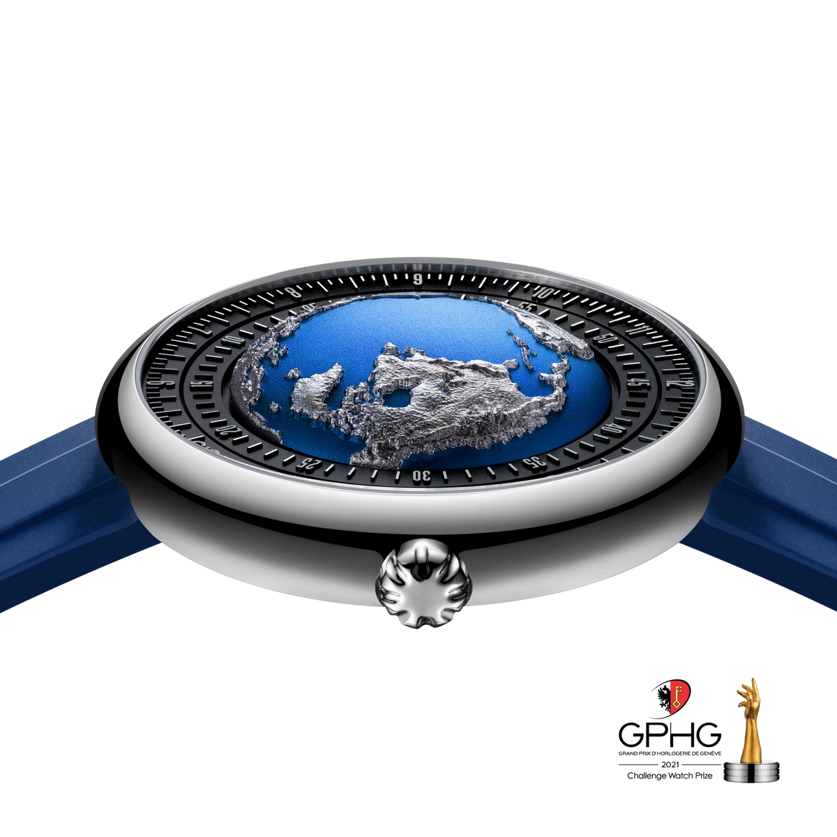 CIGA design Blue Planet II Atlantic Ocean-Inspired 46mm U039-SU01-W6U