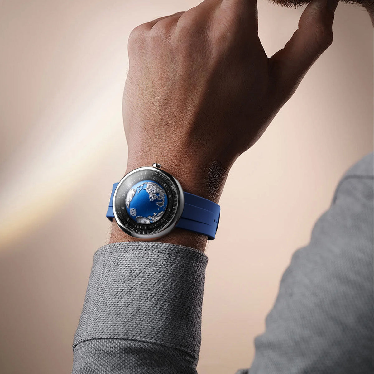 CIGA design Blue Planet II Atlantic Ocean-Inspired 46mm U039-SU01-W6U