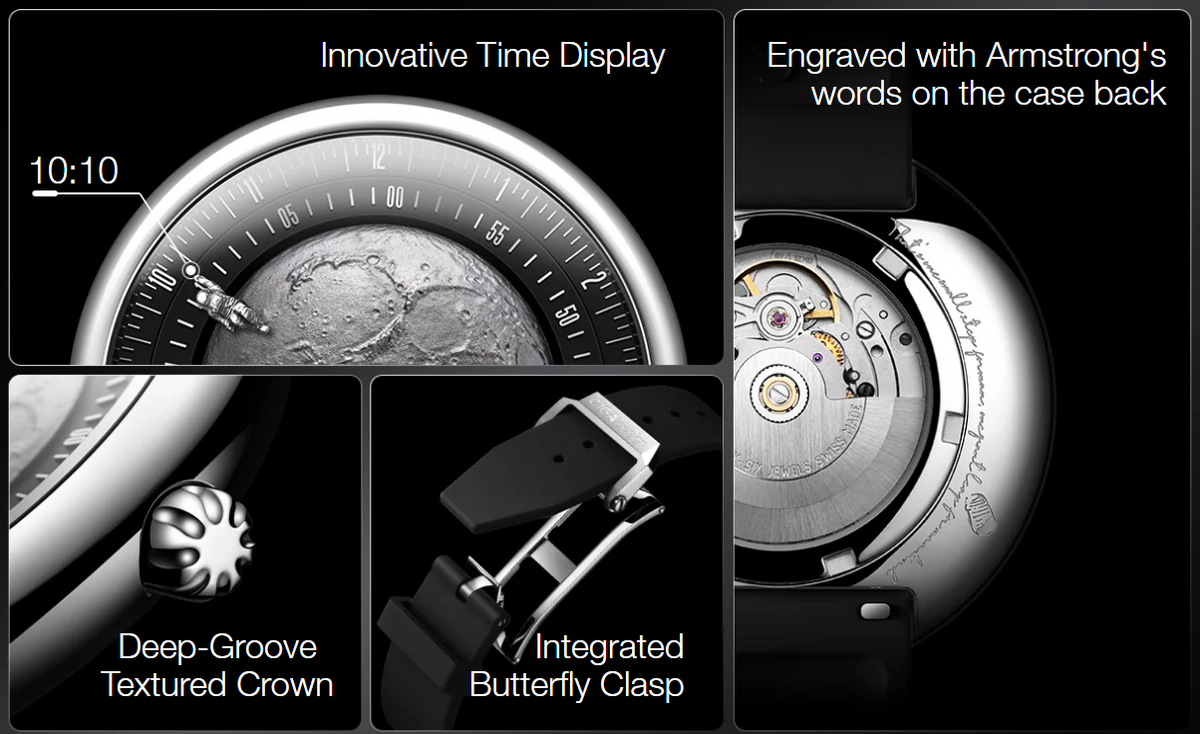 CIGA design Moon Walker 46mm U055-TIGR-6B