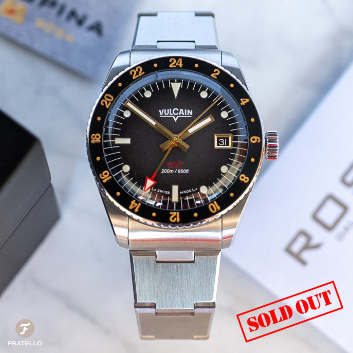 Vulcain Nautique Skindiver GMT Limited Edition TOC - Rosaspina