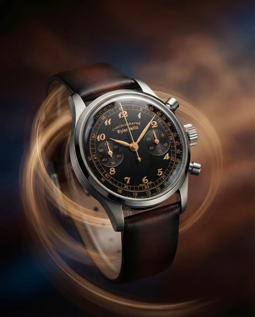 Wyler Vetta Chronographe 38 WV0342 Pelle Degradé