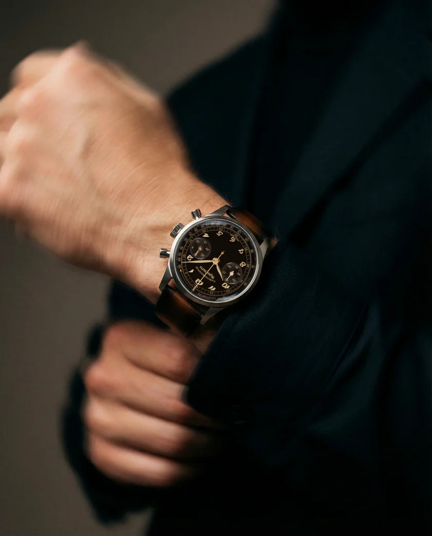 Wyler Vetta Chronographe 38 WV0342 Pelle Degradé