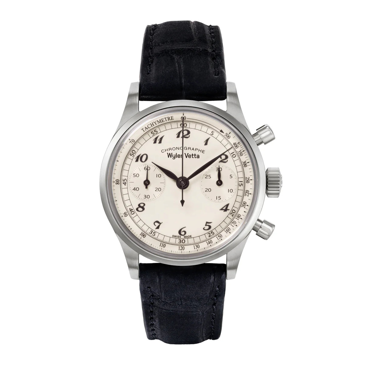 Wyler Vetta Chronographe 38 WV0345 Alligator Leather