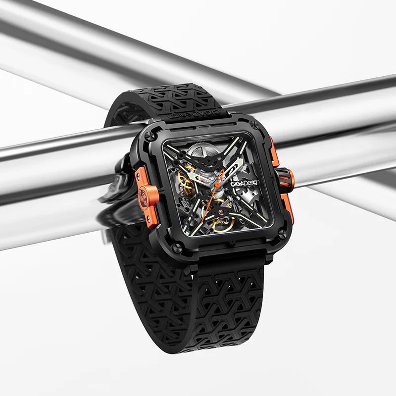 CIGA design Gorilla Black Orange X011-BLOG-W25BK