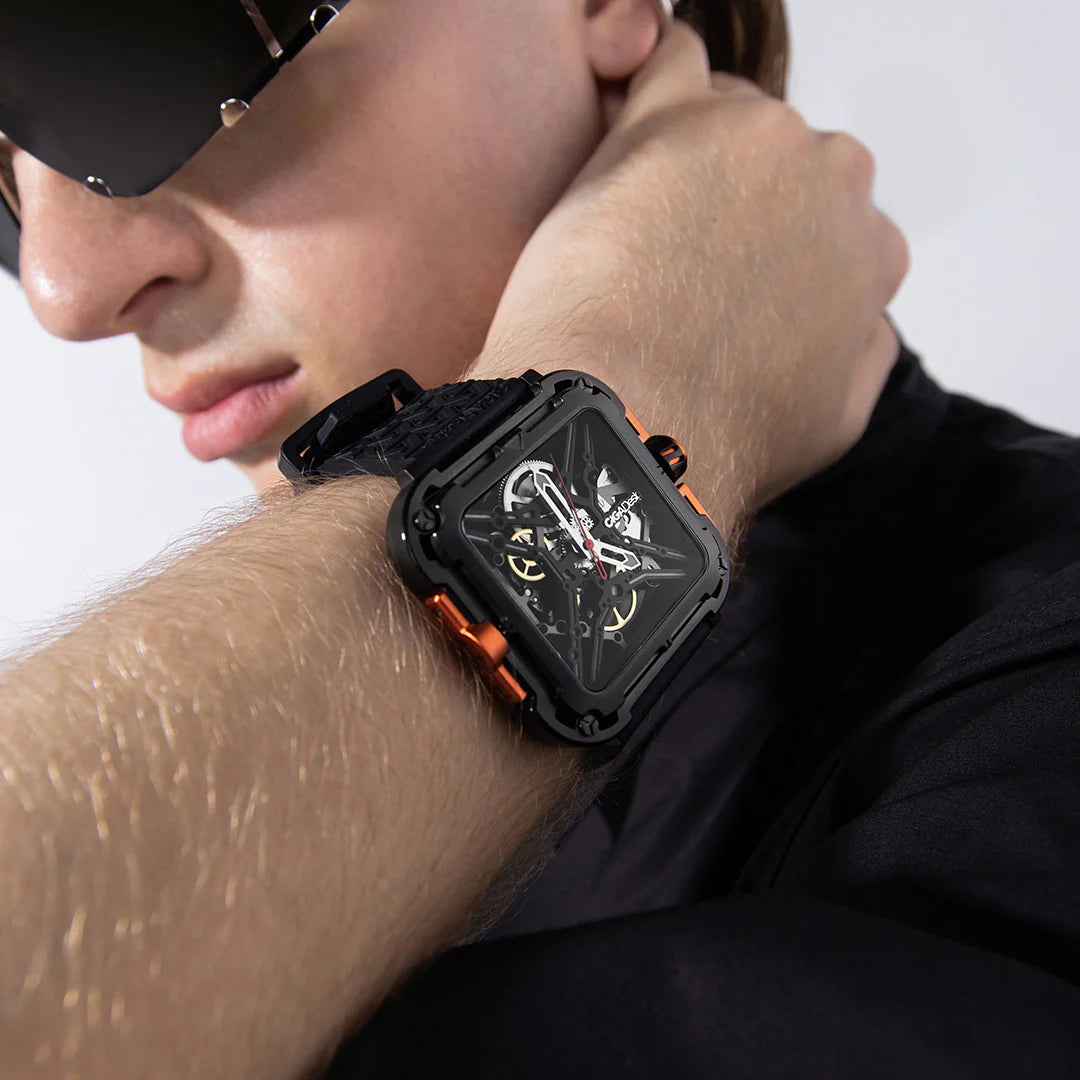 CIGA design Gorilla Black Orange X011-BLOG-W25BK