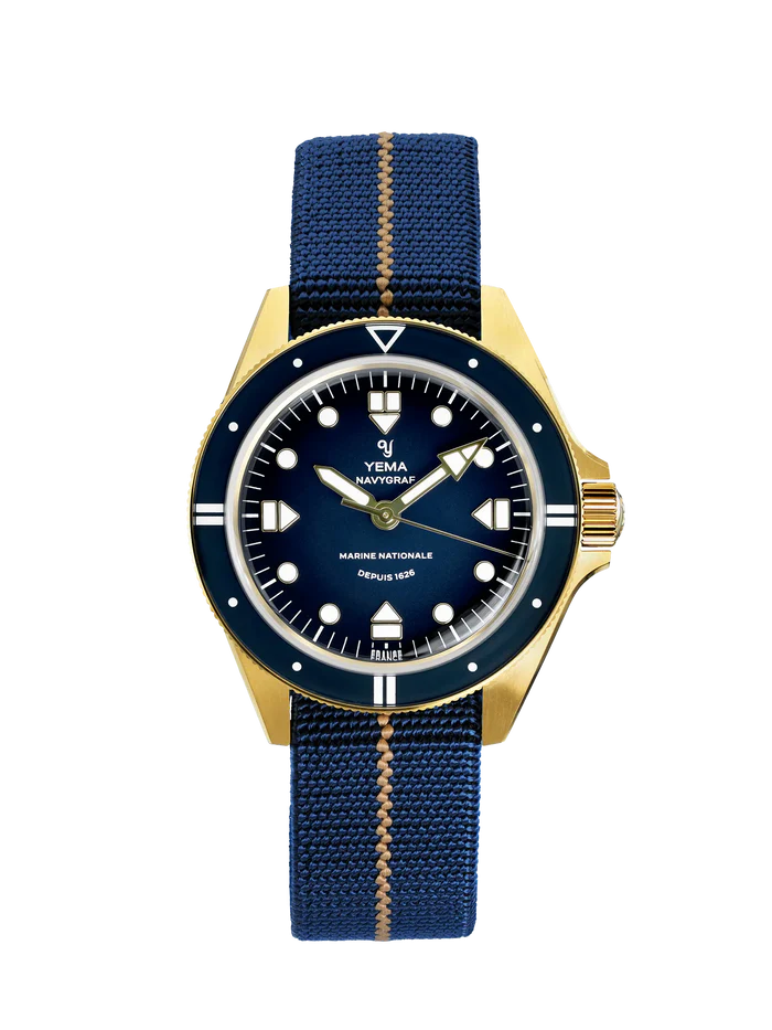 Yema Navygraf Marine Nationale 400th Anniversary Edition YMHF1591MN-GG