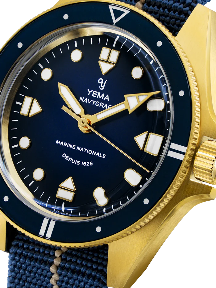 Yema Navygraf Marine Nationale 400th Anniversary Edition YMHF1591MN-GG