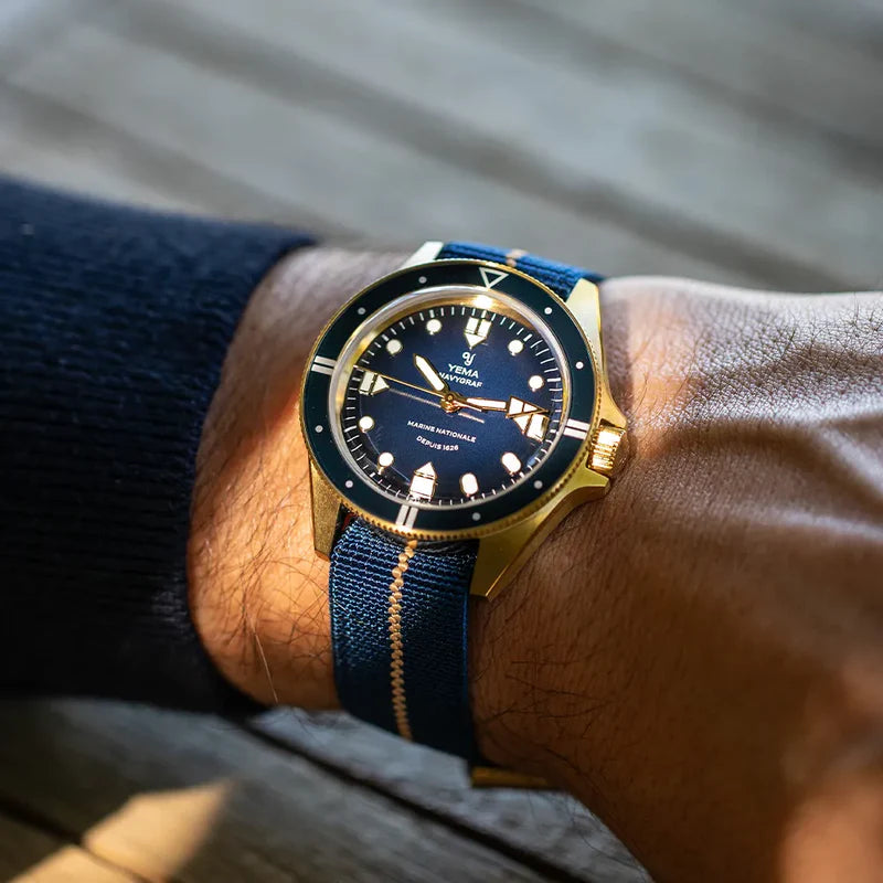 Yema Navygraf Marine Nationale 400th Anniversary Edition YMHF1591MN-GG