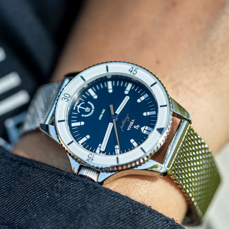 Yema Navygraf Marine Nationale Femme 34mm YMHFMN34-GM 