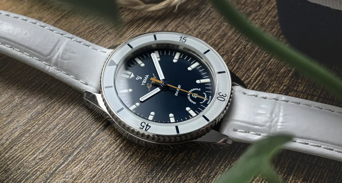 Yema Navygraf Marine Nationale Femme 34mm YMHFMN34-GM 