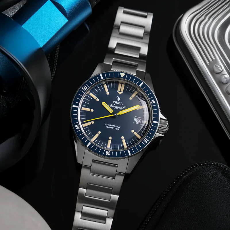Yema Navygraf Heritage 39mm YNAV25-GM