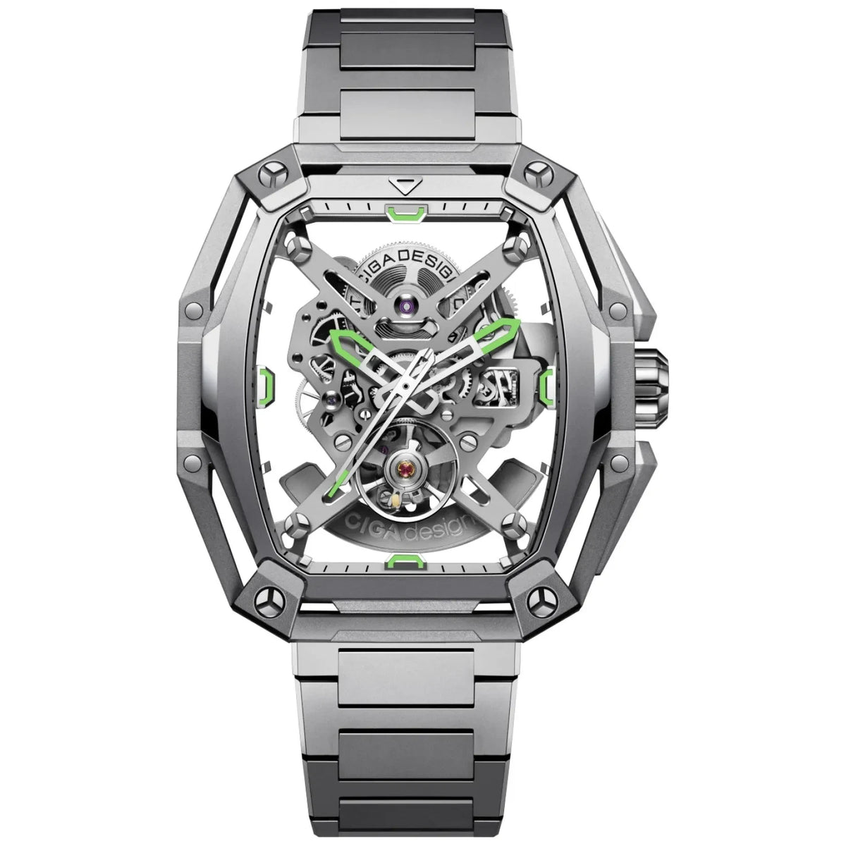 CIGA design Hunter Silver Z035-SS01-W1S