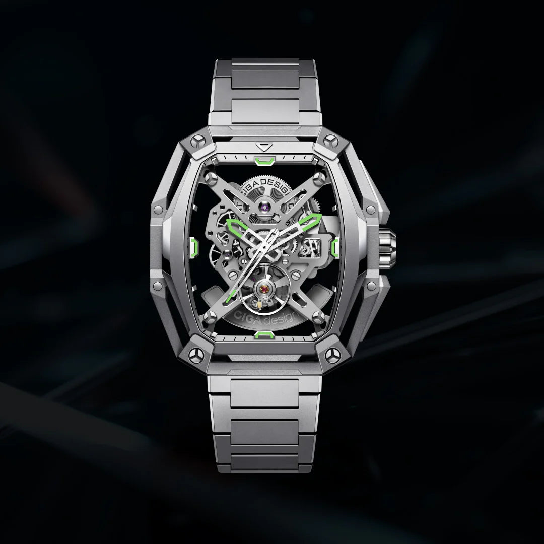 CIGA design Hunter Silver Z035-SS01-W1S